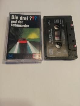 Die Drei Fragezeichen Folge 40 und der Automarder 5-fach Schwarz geschraubt Schwarz mit Weißen Druck 8287685794 4/1 Europa